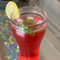 Hemaxi Patel's cooksnap of when they made ગુલાબ શરબત(Rose Sharbat recipe in Gujrati).