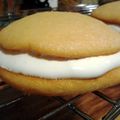 4everatwin's cooksnap of when they made Three (3) ingredient Whoopie Pie (orange cycle flavor) yum.