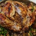 صورة من Mosaab j، شاركها بعد تجربة وصفة دجاج 🍗 محشي مع الرز والكستنا ☺😋