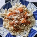 El cooksnap de Fatima Vargas. cuando hizo Fideos caseros de "Doña Petrona".