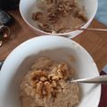 Dominic Goulding's cooksnap of when they made Breakfast banana porridge.