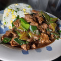 El cooksnap de Marisol Melgarejo cuando hizo Carne Mongoliana 🎎🎑🎋.