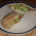 Mandy's cooksnap of when they made Chicken Avocado Pitas.