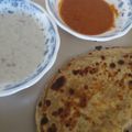 Mumtaz Ramzan's cooksnap of when they made Mazaydaaar Aloo ka paratha.