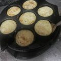 Rajeshwari Bhat's cooksnap of when they made Potatoes onion fritters / aalu pyaaz pakora in appe pan.