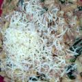 Cooksnap dari Dian Hapsari untuk resep Spinach Fusilli Pasta Saus Carbonara