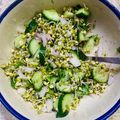 Sanchi barua का कुकस्नैप जब उन्होंने स्प्राउट चाट (Sprout Chaat recipe in hindi) बनाया था।