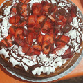 El cooksnap de aleee cuando hizo Brownie fácil con dulce de leche y crema.