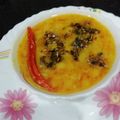 Aruna Thapar's cooksnap of when they made Toor dal.