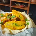 Pampa Mondal's cooksnap of when they made স্টাফড্ আচারি চিলি পকোড়া (Stuffed Achari Chilli Pakora recipe in Bengali).