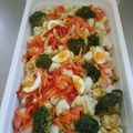 El cooksnap de Charly Santa Cruz cuando hizo Ensalada de coliflor y brecol con vinagreta de curry.