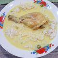 El cooksnap de Selvin De Jesus cuando hizo Pollo en crema de mostaza.
