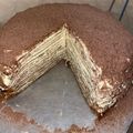 Cooksnap dari Nana Zea untuk resep Greentea Mille Crepes Chocolatos with Homemade Butter Cream