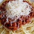 Erika Gulyás Cooksnap-ja, amikor elkészítette a(z) Gombás bolognai spagetti receptet.