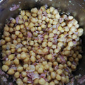 El cooksnap de Bego Blanco Albarrán cuando hizo Garbanzos con beicon.