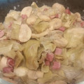 El cooksnap de TamaraBRS cuando hizo Alcachofas con jamón.