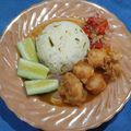 Cooksnap dari Isna Andini untuk resep Nasi Daun jeruk Ayam crispy dan sambel korek