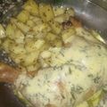El cooksnap de CarlaVillalba cuando hizo Pechugas de pollo rellenas con salsa de verdeo y papas al horno.