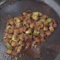 El cooksnap de Marcos Hernan cuando hizo Repollitos de Bruselas.