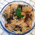 El cooksnap de María L Contreras cuando hizo Spanakopita de kale.