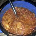 Dan's cooksnap of when they made Kickass Chili.