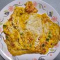 藍海冰心 的 明太子蔥花煎蛋 cooksnap