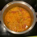 El cooksnap de Alfonso Martin cuando hizo Arroz con salchichas con thermomix.