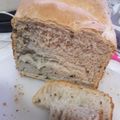 El cooksnap de Dulce Belén cuando hizo Pan de aceitunas en panificadora.
