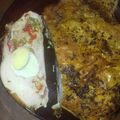 El cooksnap de Nanci Torez cuando hizo Pollo relleno.