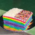 Cooksnap dari Dwi Muslimawati untuk resep Rainbow Cake (Kukus) Mudah Takaran Sendok
