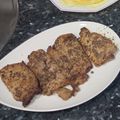 El cooksnap de Peque Martinez cuando hizo Solomillo a la mostaza y coliflor con tomate gratinada. Airfryer.