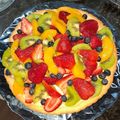 El cooksnap de Adriana 🇺🇾❣️ cuando hizo Tarta frutal con crema pastelera de leche condensada.