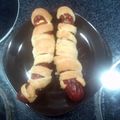 carley2223's cooksnap of when they made Sausage Mummies.