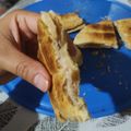 El cooksnap de Maria Sol Coronel cuando hizo Torta a la parrilla rellena.