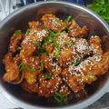 Cooksnap dari Wennygus untuk resep Dakgangjeong - Crunchy Korean fried chicken