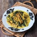 Cooksnap Salina Jalaludin semasa beliau membuat Pucuk Ubi Masak Lemak Cili Padi.