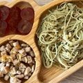 Cooksnap dari Adinda Prisca untuk resep Yummy Bites Organic Noodle Aglio Olio - Mpasi 1y+