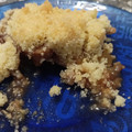 El cooksnap de Andrea Perez cuando hizo Crumble de manzana y durazno.