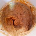 El cooksnap de Francisco Gil cuando hizo Baba ganoush —paté de berenjena— (al microondas).