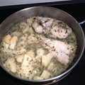 El cooksnap de Amaya De Rueda Cicuéndez cuando hizo Merluza en salsa verde con patatas.