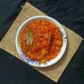 Shweta Shah's cooksnap of when they made કાચી કેરી નુ શાક (Kachi Keri Shak Recipe In Gujarati).