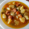 El cooksnap de beli cuando hizo Patatas con chorizo.
