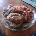 El cooksnap de Adriana Loyarte cuando hizo Bifes de peceto en salsa agridulce.