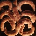 Skrach Zsófia Cooksnap-ja, amikor elkészítette a(z) Vajas kifli (kovászos) receptet.