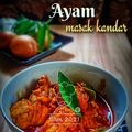 Cooksnap KAM semasa beliau membuat Ayam Masak Kandar.