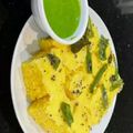 Sonal Modha's cooksnap of when they made ઝટપટ ખમણ ઢોકળા (Jhatpat Khaman Dhokla Recipe In Gujarati).