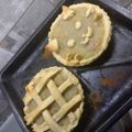 El cooksnap de El Pibe Flan cuando hizo Tarta de manzana con rosas de manzana.