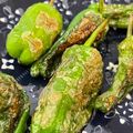 Liam's cooksnap of when they made Padrón peppers.