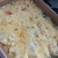 El cooksnap de Laura Parado cuando hizo Brócoli y coliflor gratinado con salsa blanca.