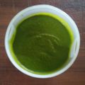 Jayshree Doshi's cooksnap of when they made લીલા ધાણા ની લીલી ચટણી (Green Dhana Green Chutney Recipe In Gujarati).